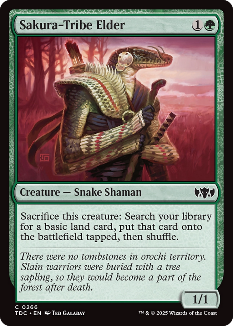 Ancien de la tribu Sakura (TDC-266) - Commandant : Tarkir : Tempête de dragons 