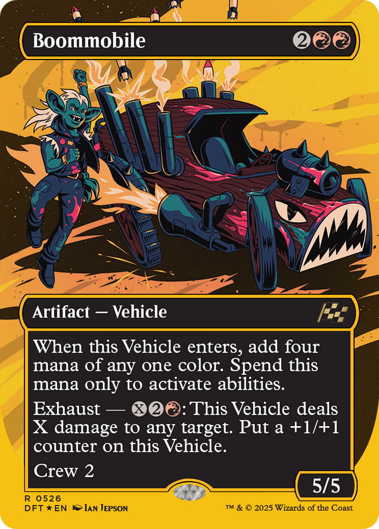 Boommobile (sans bordure) (première place) (DFT-526) - Aetherdrift Foil 