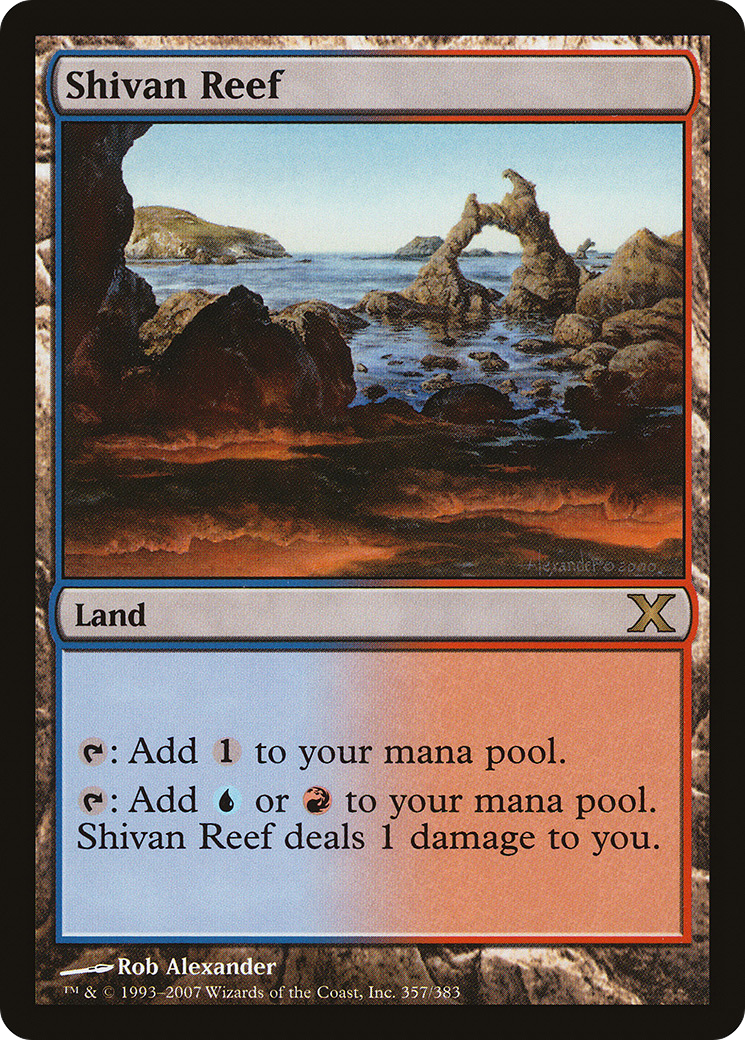 Shivan Reef (10E-357) - Tenth Edition