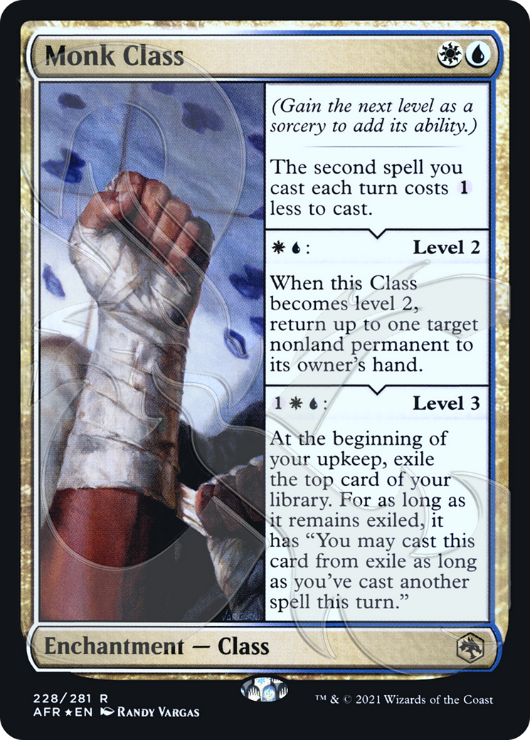 Monk Class (AFR&-228) - Adventures in the Forgotten Realms Promos Foil