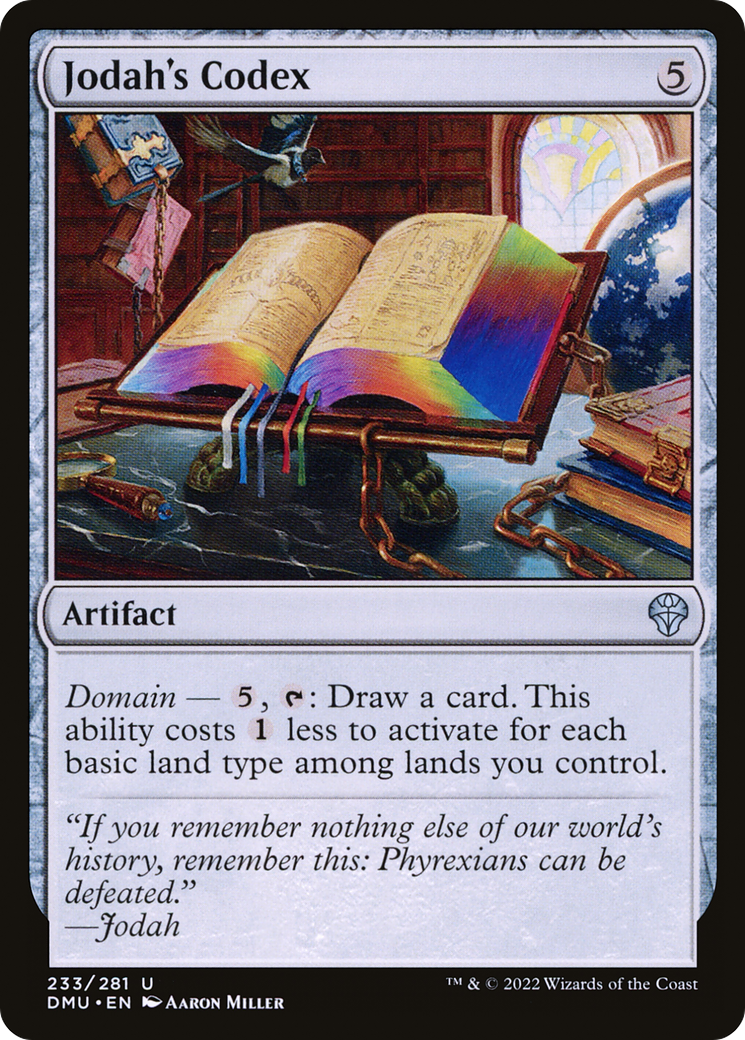 Codex de Jodah (DMU-233) - Dominaria United Foil 