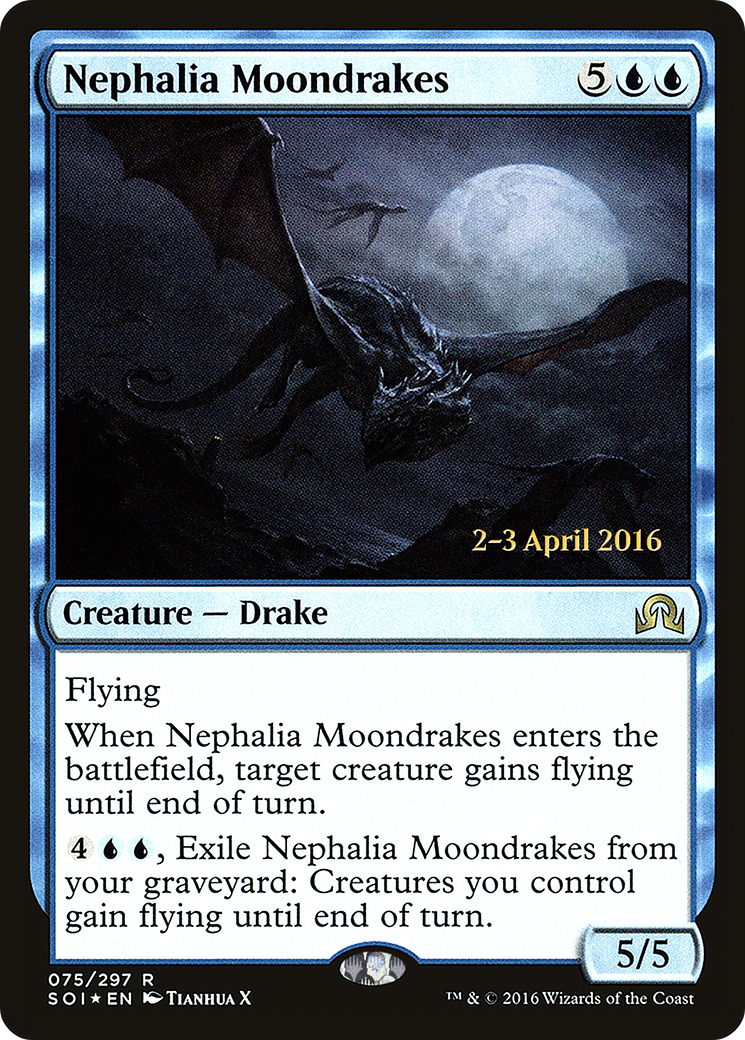 Nephalia Moondrakes (PRE-75S) - Shadows over Innistrad Promos Foil