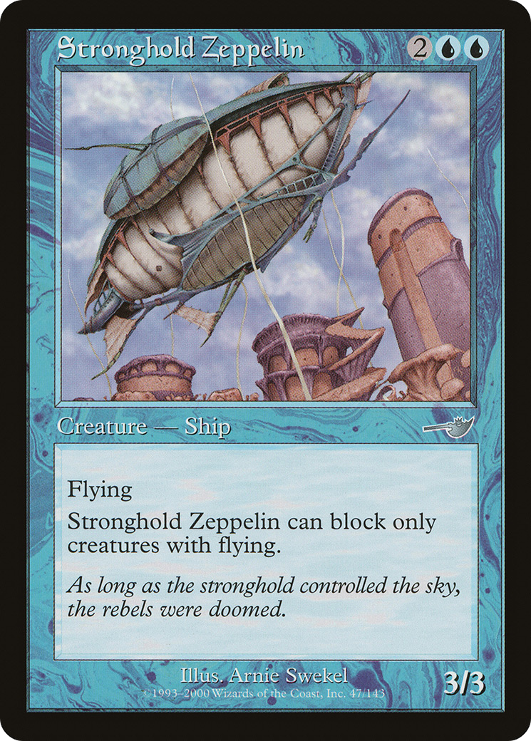 Stronghold Zeppelin (NEM-047) - Feuille Nemesis 