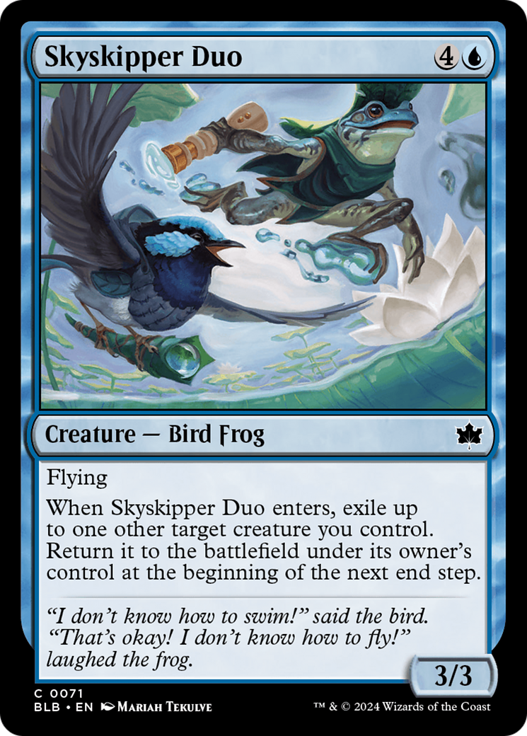 Skyskipper Duo (BLB-071) - Bloomburrow Foil 