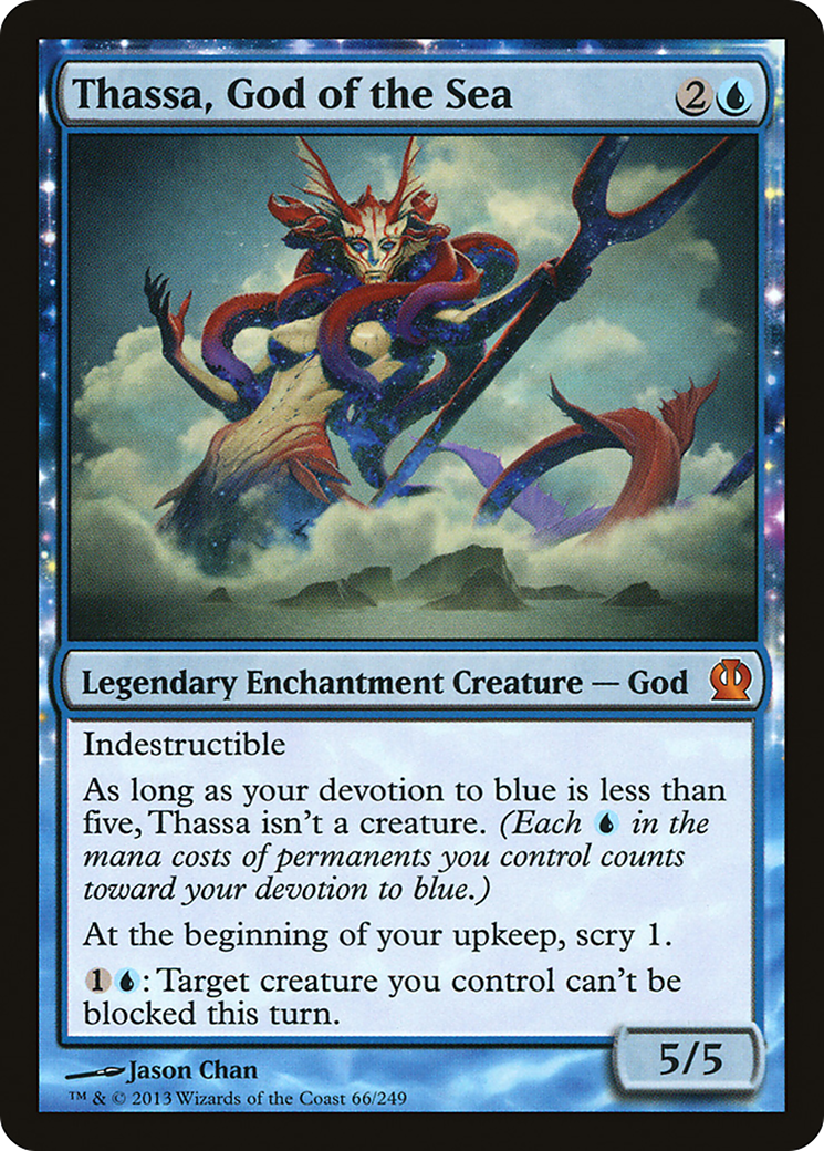 Thassa, déesse de la mer (THS-066) - Theros : (enchantement) Foil