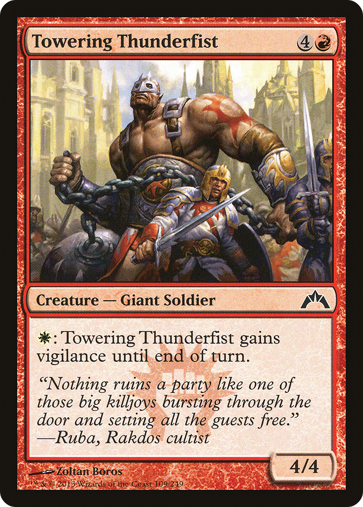 Poing de tonnerre imposant (GTC-109) - Gatecrash Foil