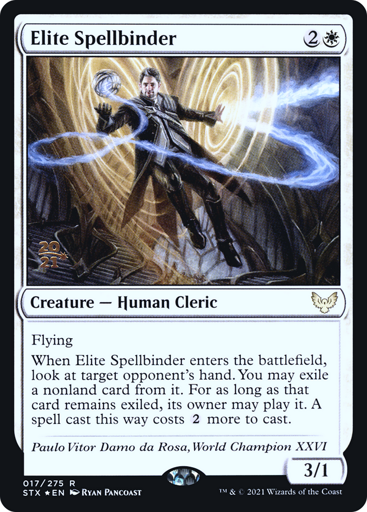Elite Spellbinder (PRE-017) - Strixhaven: School of Mages Promos Foil