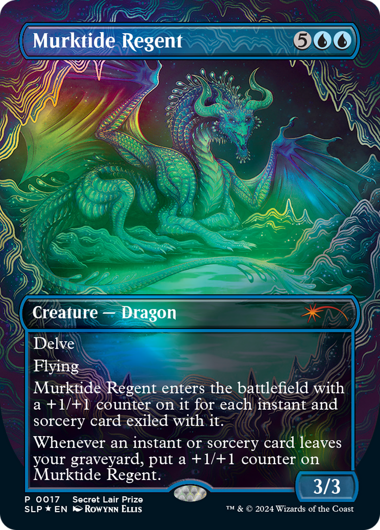 Murktide Regent (SLP-017) - Secret Lair Showdown (Borderless) Foil