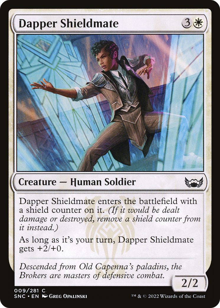 Dapper Shieldmate (SNC-009) - Rues de New Capenna 