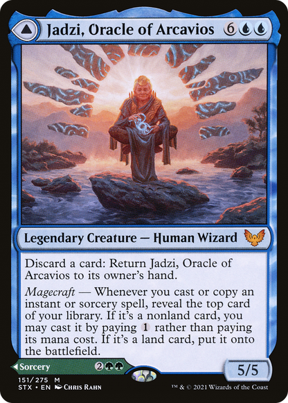 Jadzi, Oracle d'Arcavios // Voyage vers l'Oracle (STX-151) - Strixhaven : École des Mages (Foil) 