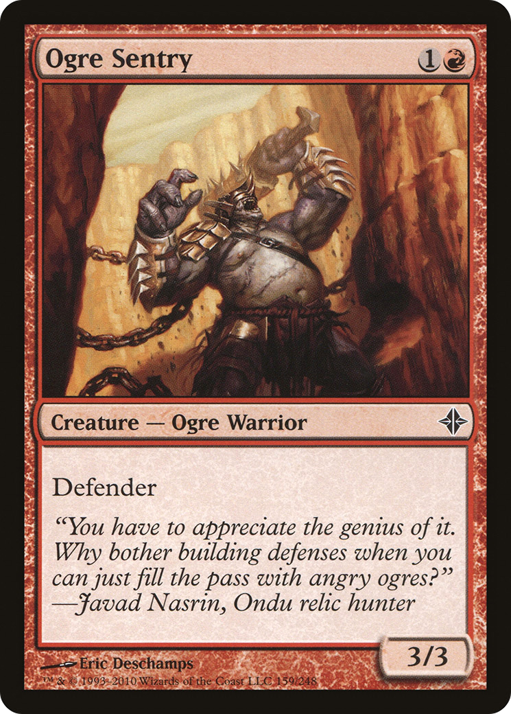 Ogre Sentry (ROE-159) - Rise of the Eldrazi Foil