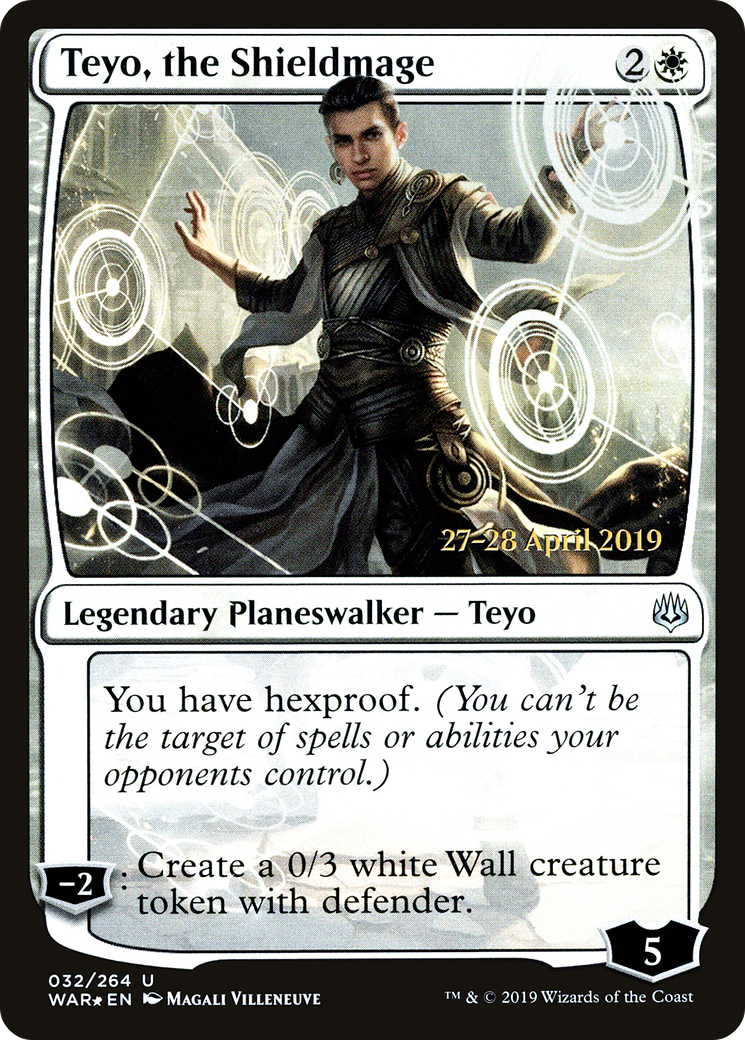 Teyo, the Shieldmage (PRE-32S) - War of the Spark Promos Foil