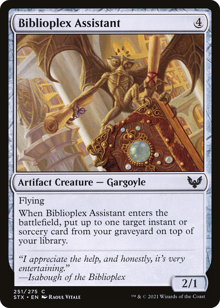 Biblioplex Assistant (STX-251) - Strixhaven: School of Mages Foil