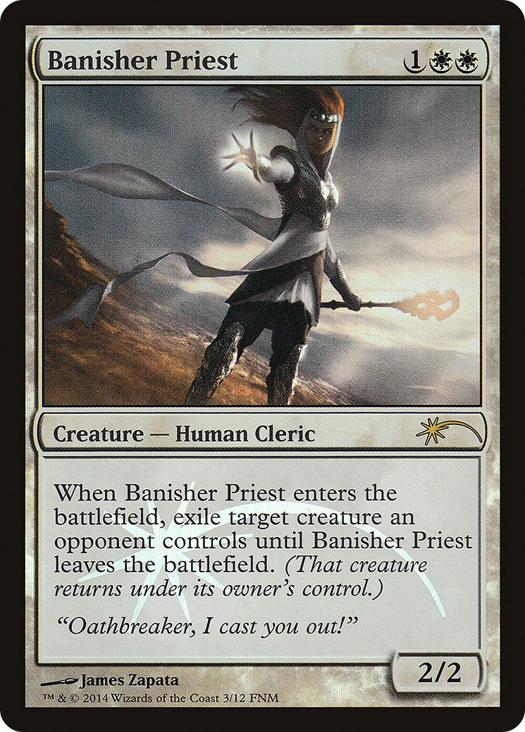 Banisher Priest (FNM-003) - Friday Night Magic 2014 Foil