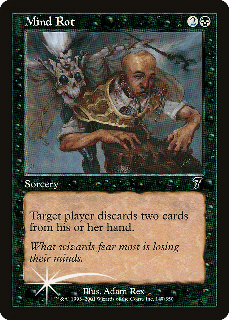 Mind Rot (7ED-147★) - Seventh Edition Foil