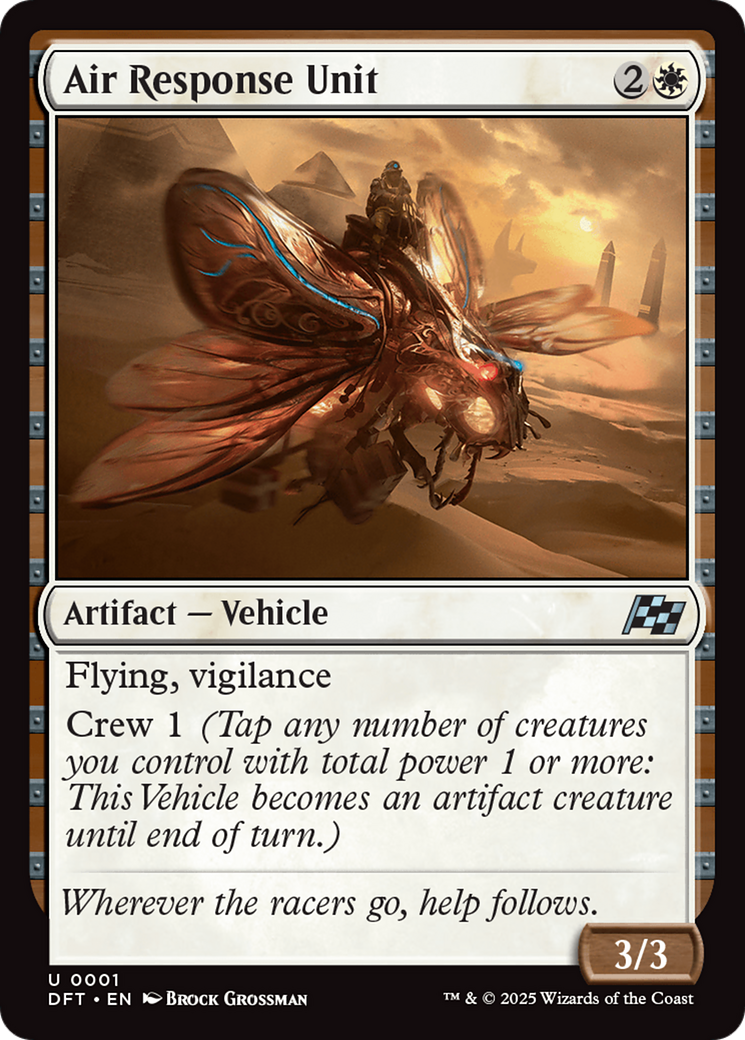Unité de réaction aérienne (-001) - Feuille d'Aetherdrift 