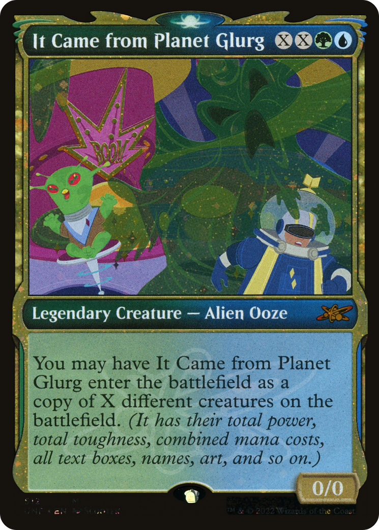 It Came from Planet Glurg (Showcase) (Galaxy Foil) (UNF-512) - Unfinity: (Showcase) Foil
