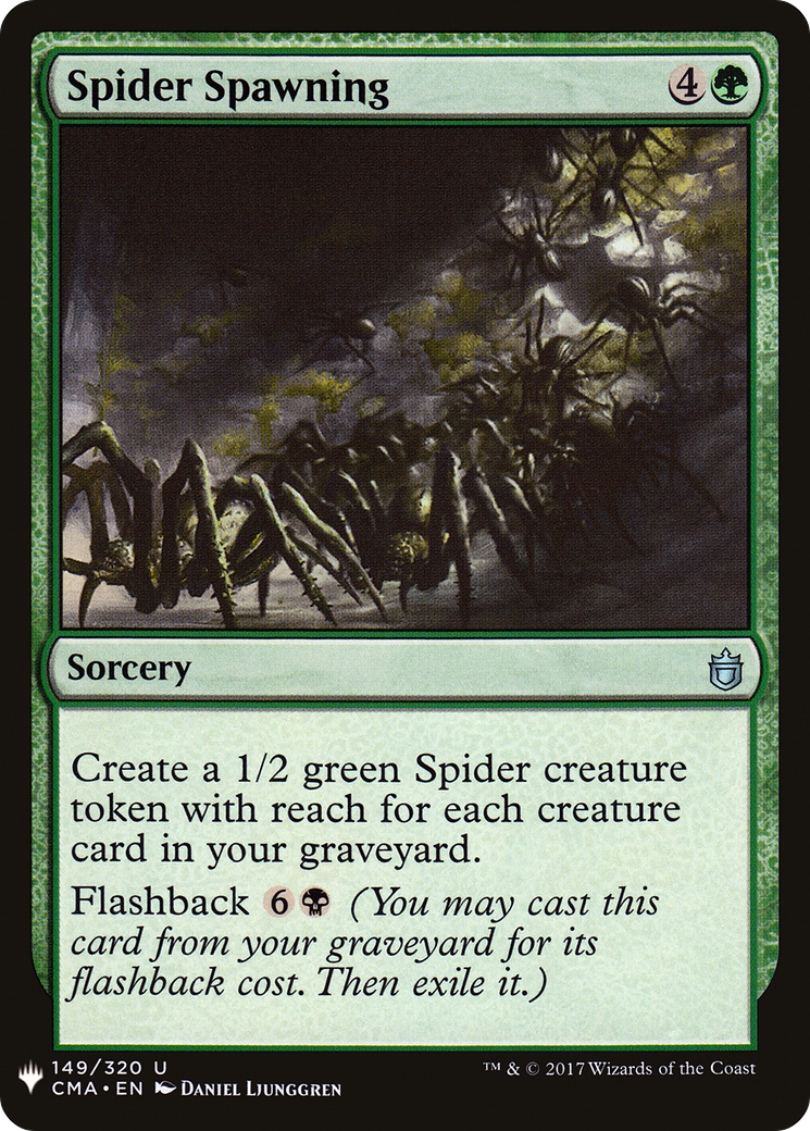 Spider Spawning (LIST-CMA-149) - The List