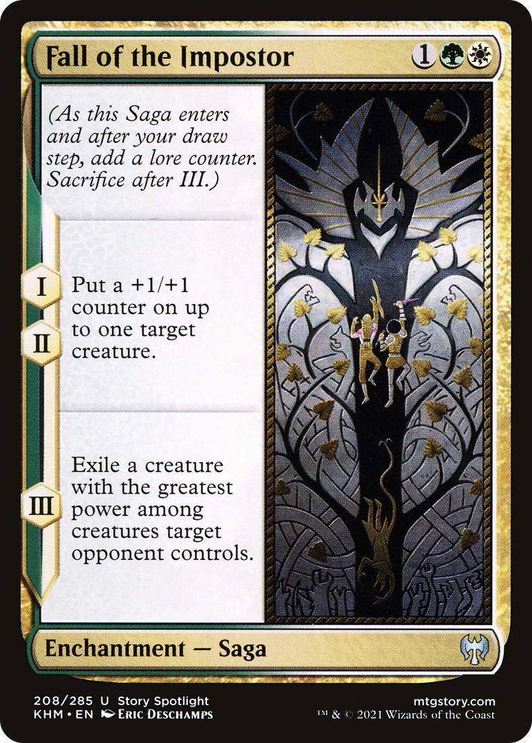 Chute de l'imposteur (KHM-208) - Kaldheim Foil 