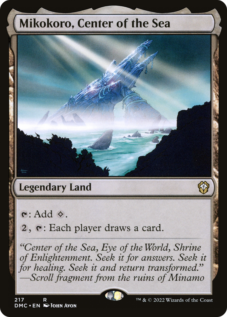 Mikokoro, Centre de la Mer (DMC-217) - Dominaria United Commander 
