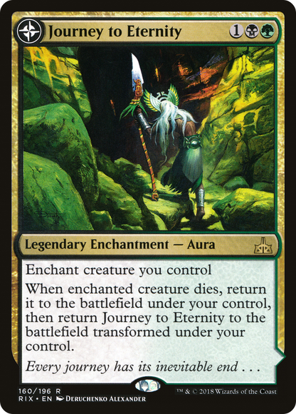 Journey to Eternity // Atzal, Cave of Eternity (RIX-160) - Rivals of Ixalan: (compasslanddfc)