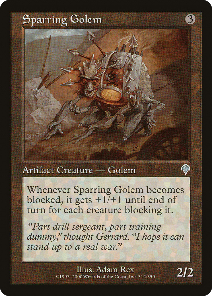 Golem d'entraînement (INV-312) - Invasion Foil 