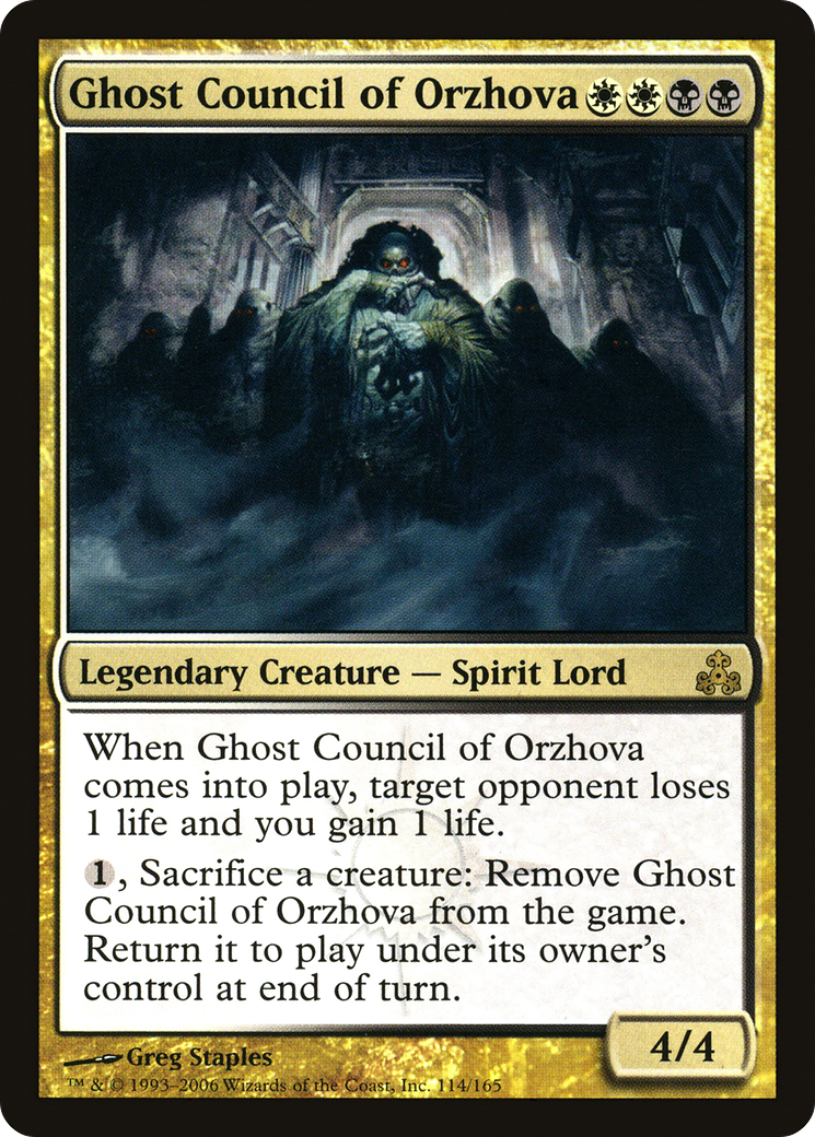 Conseil fantôme d'Orzhova (GPT-114) - Pacte des guildes