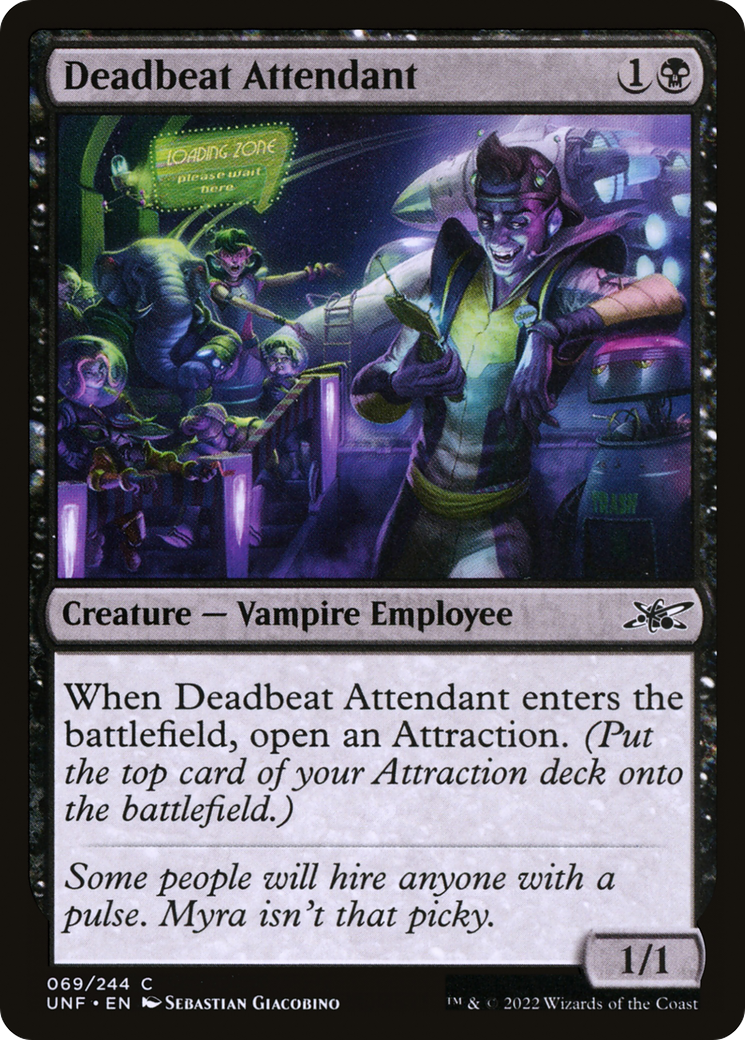 Deadbeat Attendant (UNF-069) - Unfinity