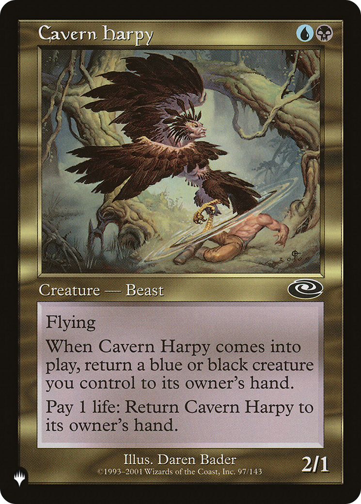 Cavern Harpy (LIST-97/143) - The List