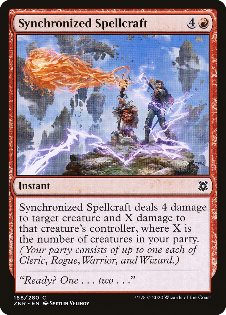 Synchronized Spellcraft (ZNR-168) - Zendikar Rising Foil