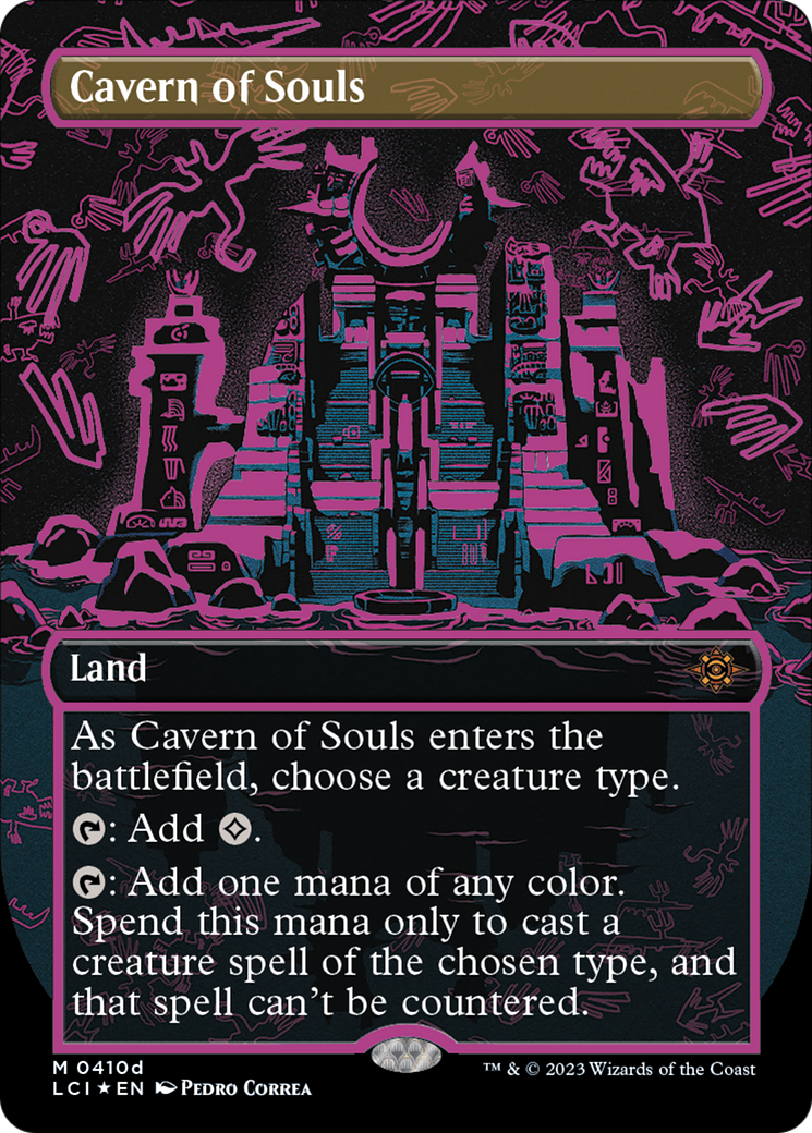 Cavern of Souls (0410d) (Borderless) (LCI-410D) - The Lost Caverns of Ixalan (Borderless) Foil