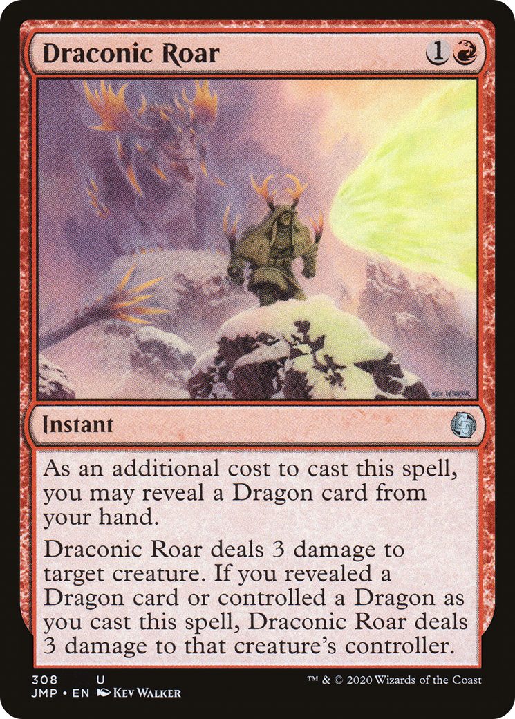 Rugissement draconique (JMP-308) - Démarrage rapide 