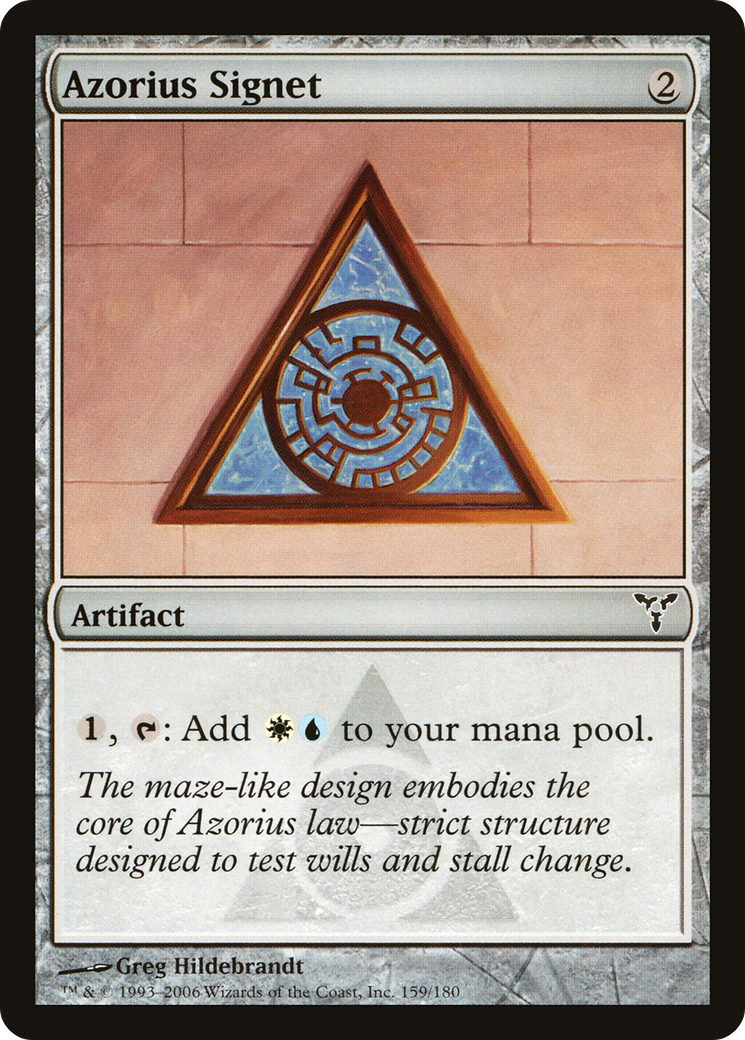 Sceau d'Azorius (DIS-159) - Dissension Foil 