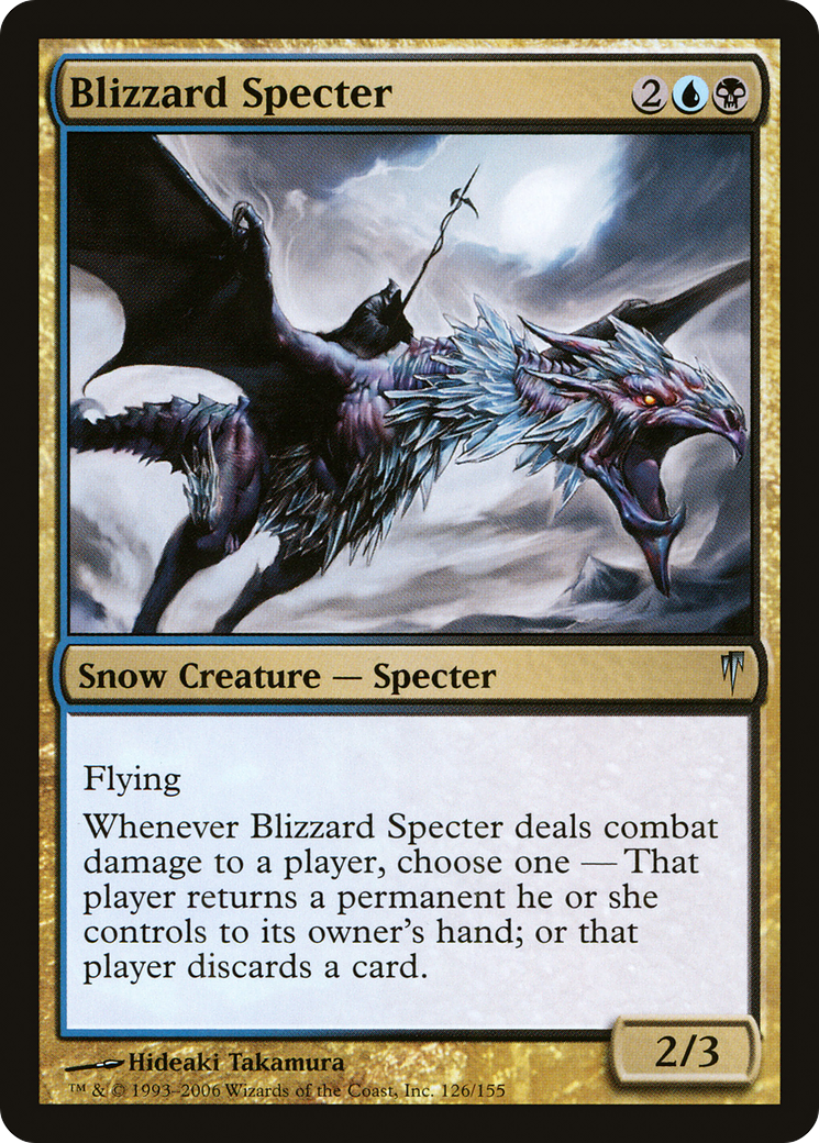 Spectre Blizzard (CSP-126) - Feuille Coldsnap