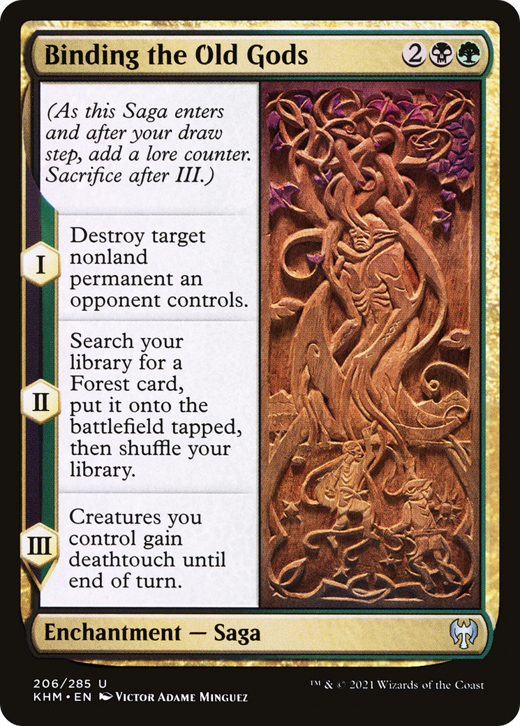 Relier les Dieux très anciens (KHM-206) - Kaldheim Foil