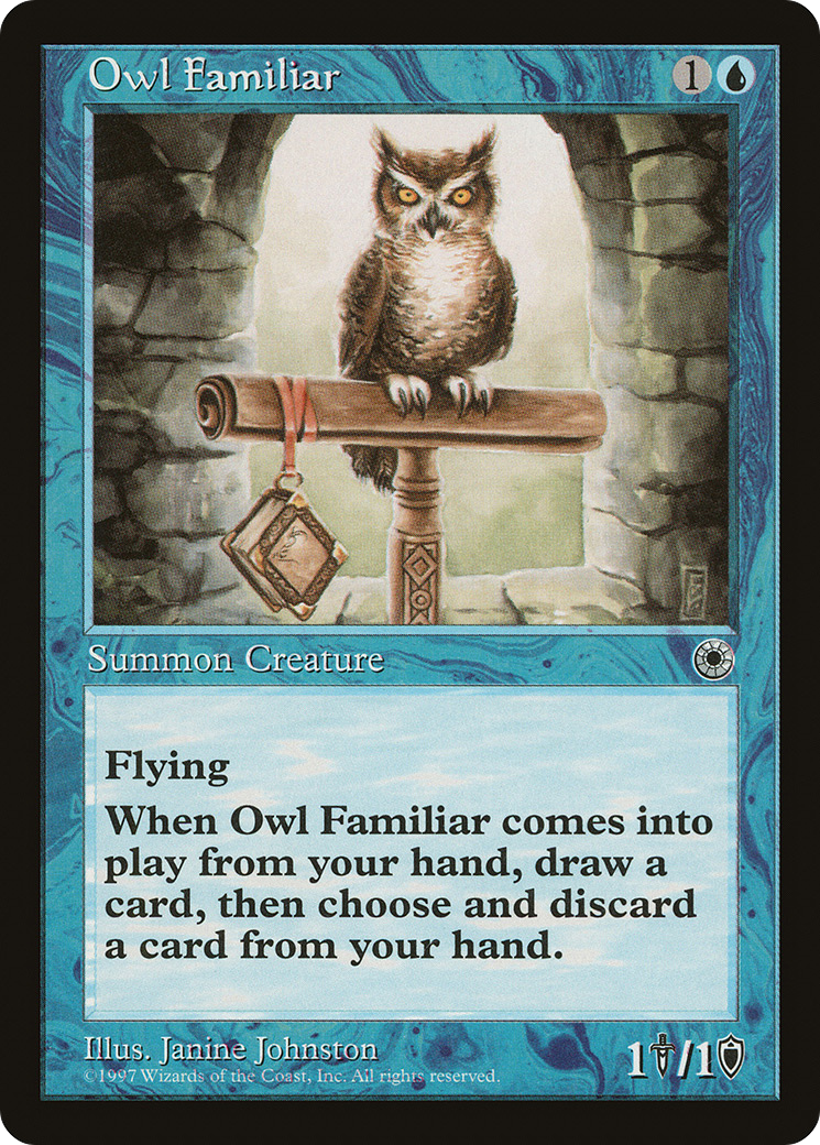 Familier hibou (POR-063) - Portail