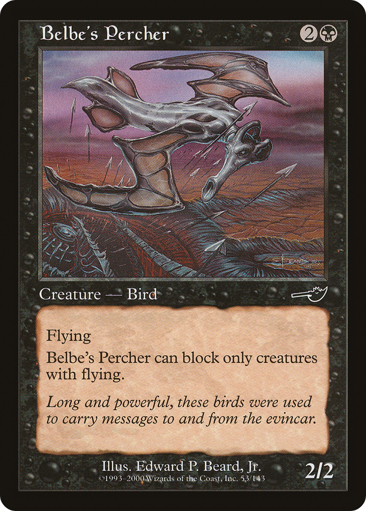 Percher de Belbe (NEM-053) - Nemesis 