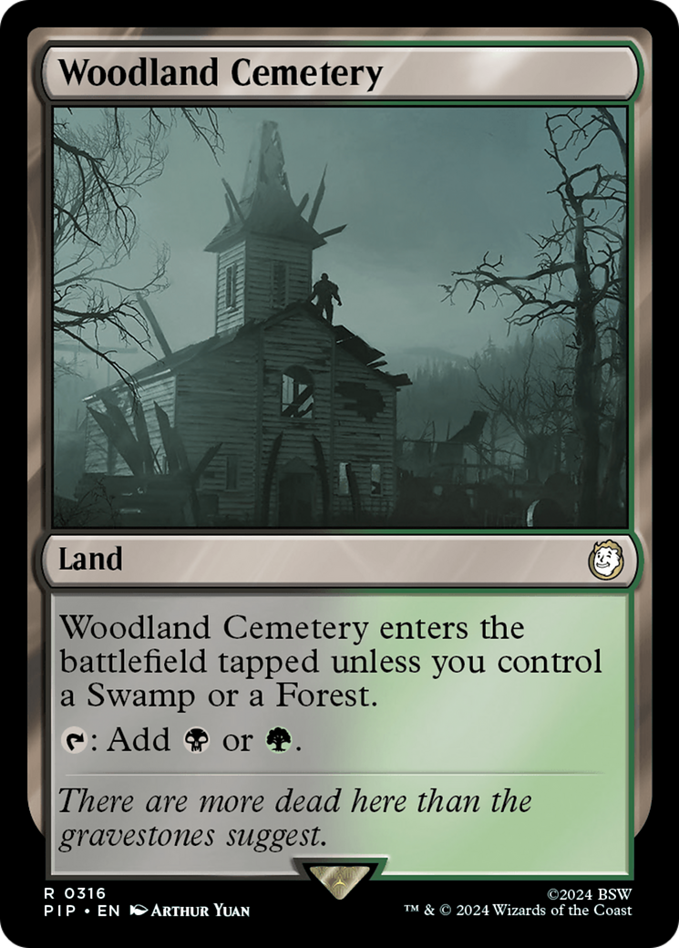 Cimetière Woodland (PIP-316) - Fallout Foil 