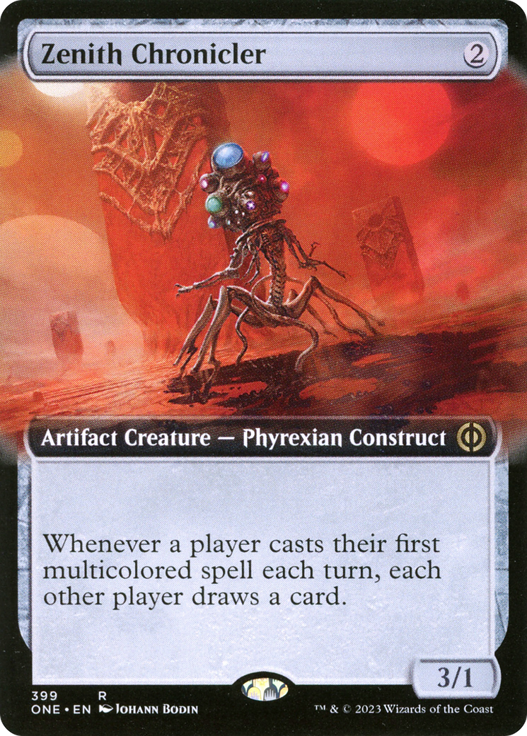 Zenith Chronicler (Extended Art) (ONE-399) - Phyrexia: All Will Be One: (Extended Art)