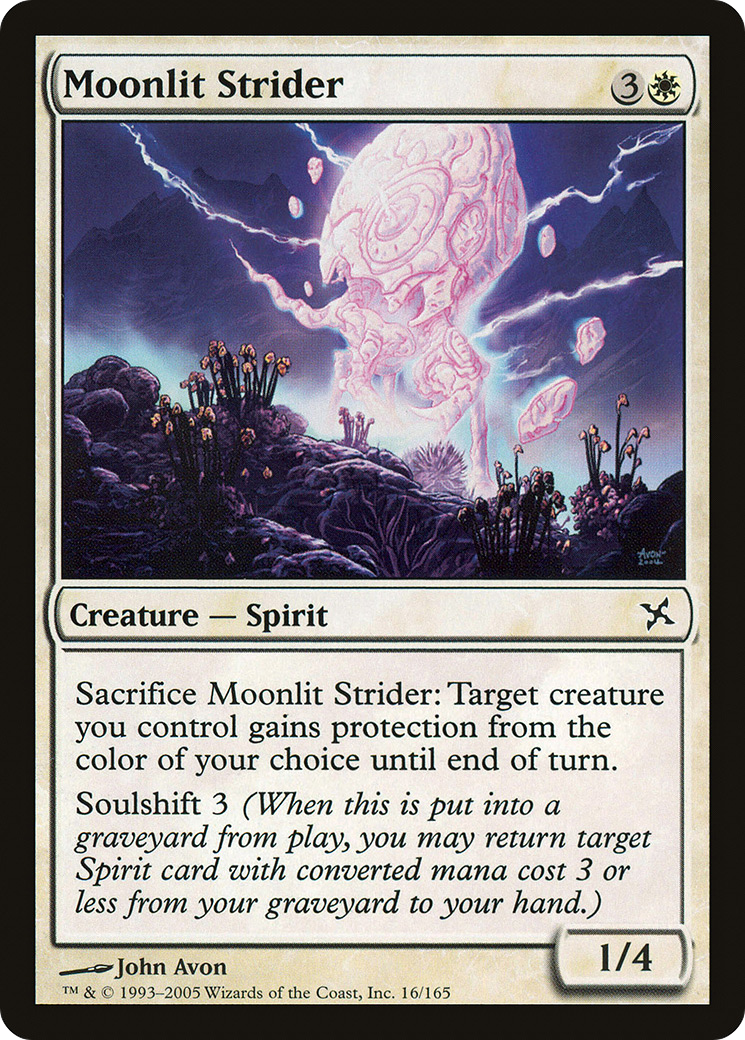 Moonlit Strider (BOK-016) - Betrayers of Kamigawa Foil
