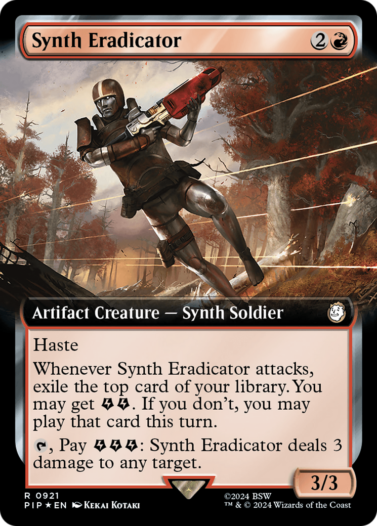 Synth Eradicator (PIP-921) - Fallout : (Extended Art) Foil 