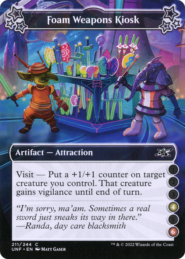 Kiosque d'armes en mousse (UNF-211C) - Unfinity Foil 