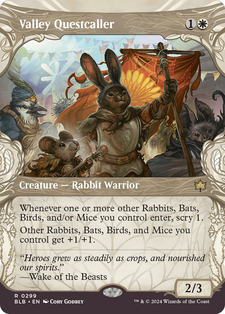 Valley Questcaller (BLB-299) - Bloomburrow : (Vitrine) 