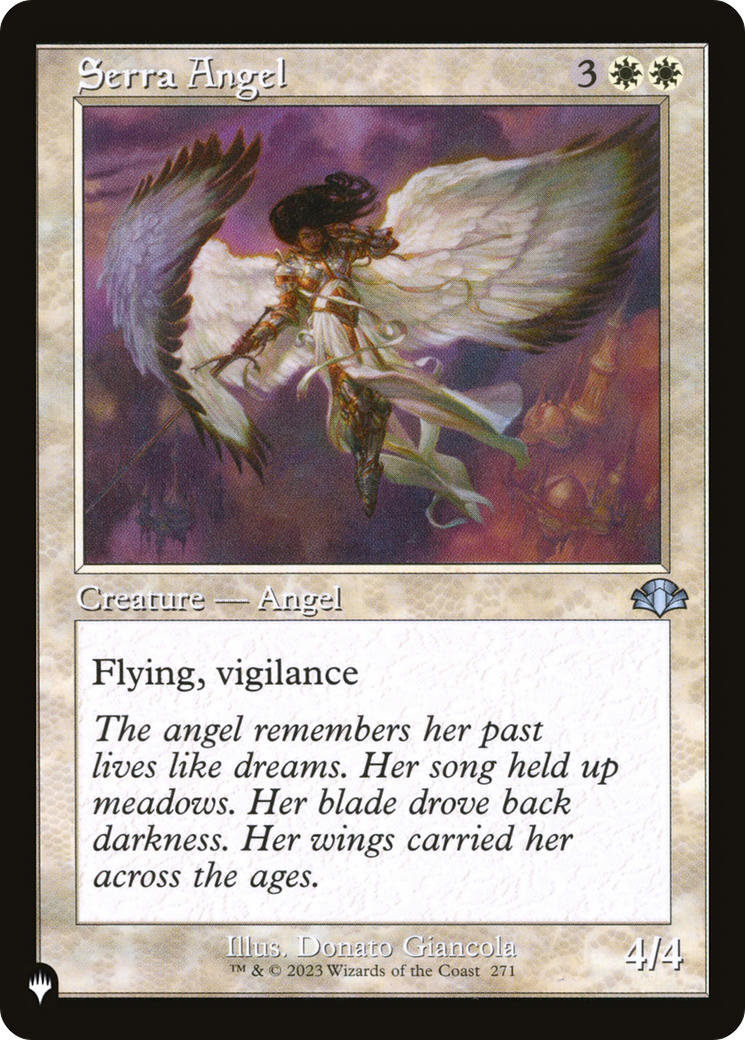 Serra Angel (Cadre rétro) (-271) - The List Reprints 