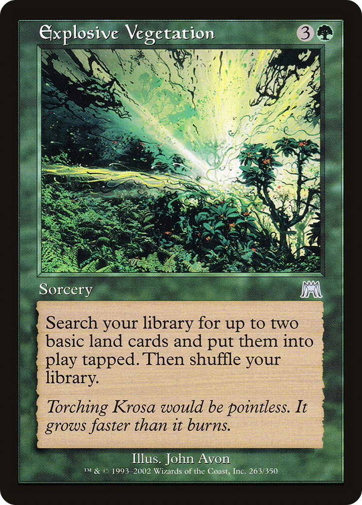 Végétation explosive (ONS-263) - Onslaught Foil