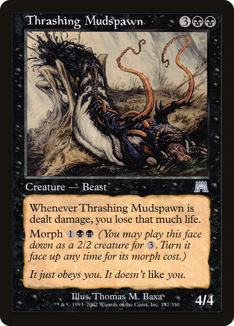 Thrashing Mudspawn (ONS-177) - Onslaught Foil 