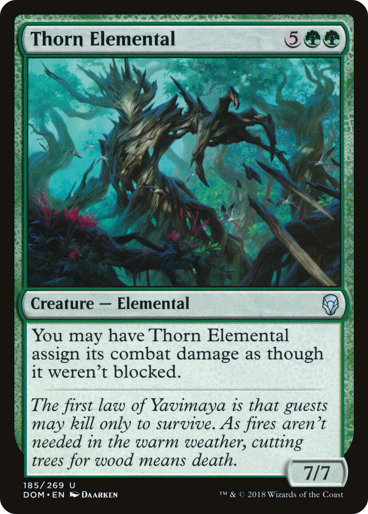 Élémentaire d'épine (DOM-185) - Dominaria Foil 