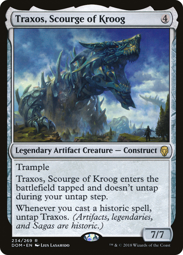 Traxos, Fléau de Kroog (DOM-234) - Dominaria Foil