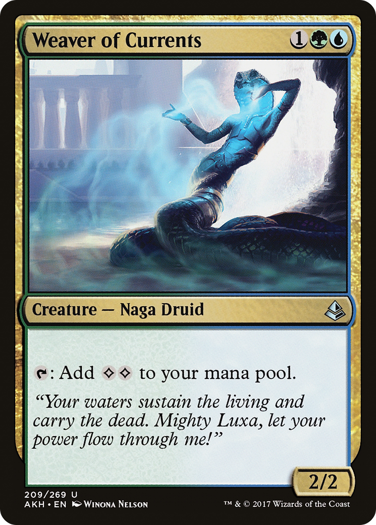 Tisserand de courants (AKH-209) - Amonkhet 