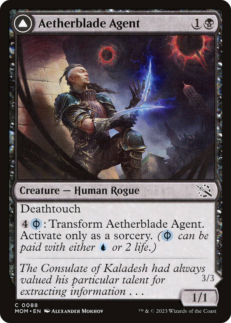 Aetherblade Agent (MOM-088) - March of the Machine Foil